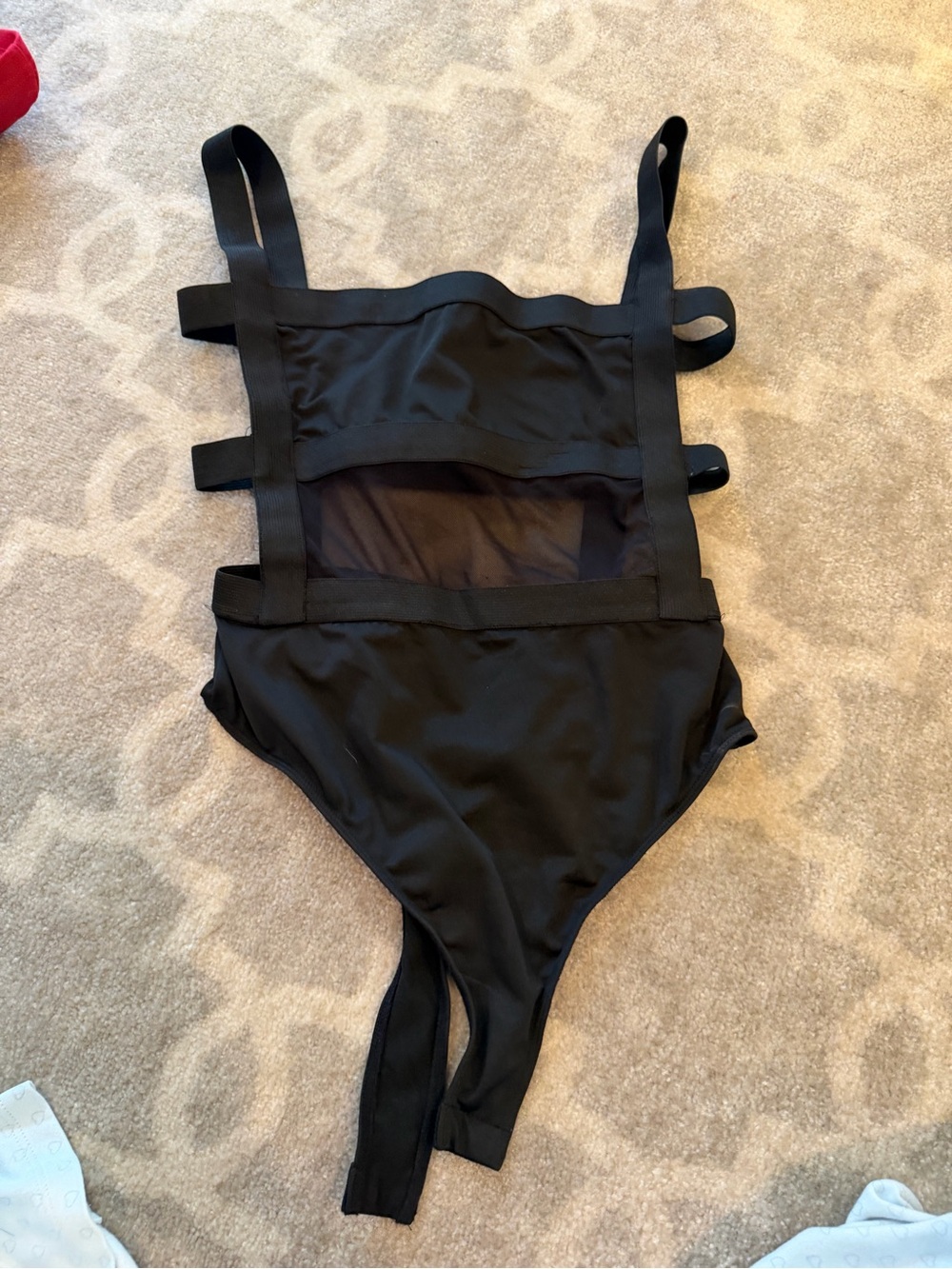 Black Strappy bodysuit